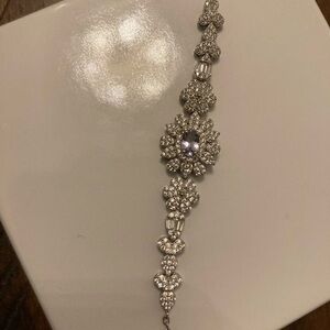 Sterling Silver Crystal Bracelet